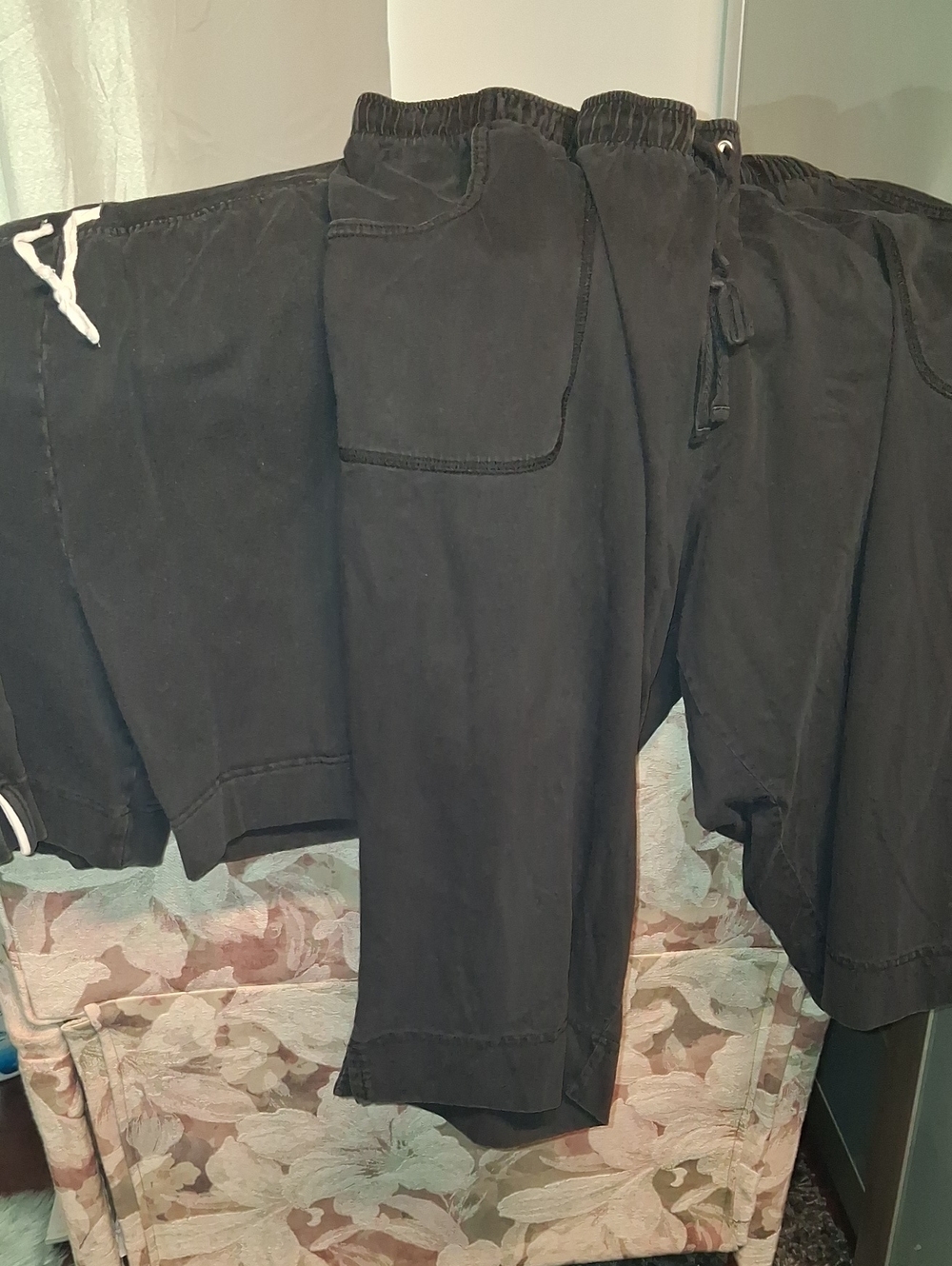 2 Items Penningtons Black Bermuda Shorts Duo   Elastic Waist 1 Price For 2/ $16